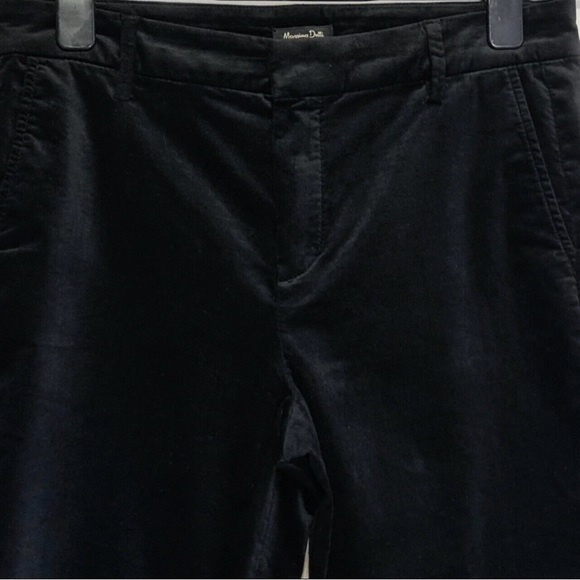 Massimo Dutti black velvet trousers - Picture 3 of 14